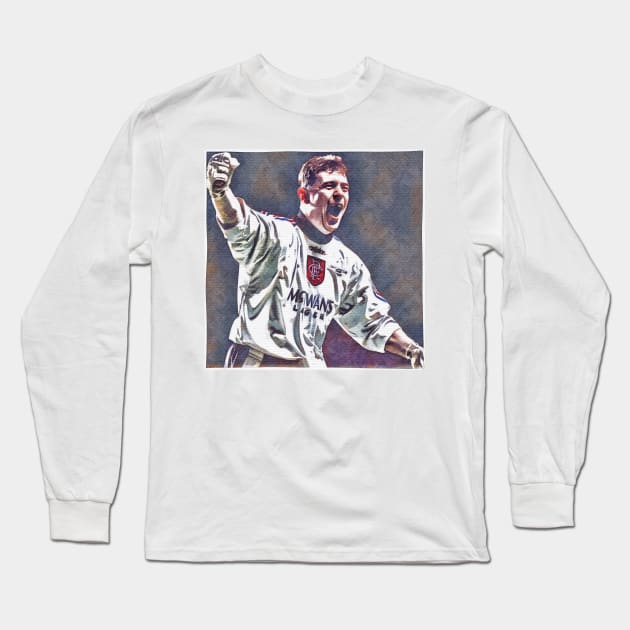 The Goalie Mr Goram Long Sleeve T-Shirt by AndythephotoDr